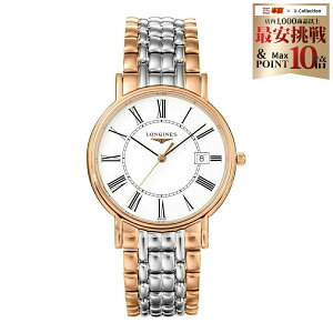 �_�S�i�|�C���g10�{�^ �����W�� LONGINES �����Y ���v �v���U���X PRESENCE �N�H�[�c �z���C�g L4.790.1.11.7 �r���v �����r���v �u�����h