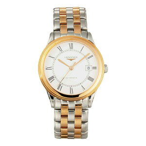 �����W�� LONGINES �����Y ���v �t���b�O�V�b�v FLAGSHIP ������ �z���C�g L4.974.3.91.7 �r���v �����r���v �u�����h