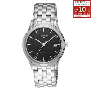 �_���������}���\��POINT10�{�^�����W�� LONGINES �����Y ���v �t���b�O�V�b�v FLAGSHIP ������ �u���b�N L4.974.4.52.6 �r���v �����r���v �u�����h