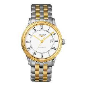 �����W�� LONGINES �����Y ���v �t���b�O�V�b�v FLAGSHIP ������ �z���C�g L4.984.3.21.7 �r���v �����r���v �u�����h