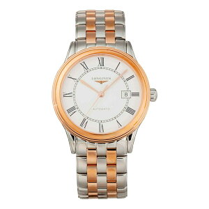 �����W�� LONGINES �����Y ���v �t���b�O�V�b�v FLAGSHIP ������ �z���C�g L4.984.3.91.7 �r���v �����r���v �u�����h