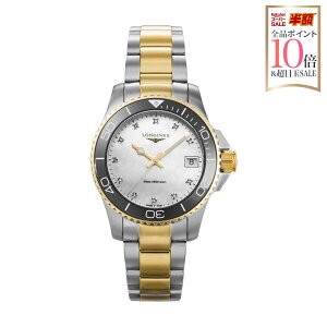 �_GW���� �r���v�S�i�|�C���g10�{�I�^ �_���������}���\������|�C���g10�{�^ �����W�� LONGINES ���f�B�[�X ���v �n�C�h���R���N�G�X�g HYDRO CONQUEST �N�H�[�c �z���C�g�p�[�� L3.370.3.87.6 �r���v 