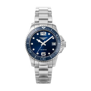 �_���������}���\������|�C���g10�{�^ �����W�� LONGINES ���f�B�[�X ���v �n�C�h���R���N�G�X�g HYDRO CONQUEST �N�H�[�c �u���[ L3.370.4.96.6 �r���v �����r���v �u�����h
