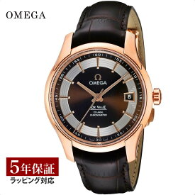 【ノベルティープレゼント】 オメガ OMEGA メンズ 時計 DE VILLE デ・ビル コーアクシャル自動巻 ブラウン 431.63.41.21.13.001 時計 腕時計 高級腕時計 ブランド