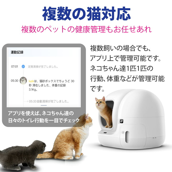 楽天市場】＼15%OFFクーポン／ 【2年保証】 PETKIT Pura Max2 猫用 