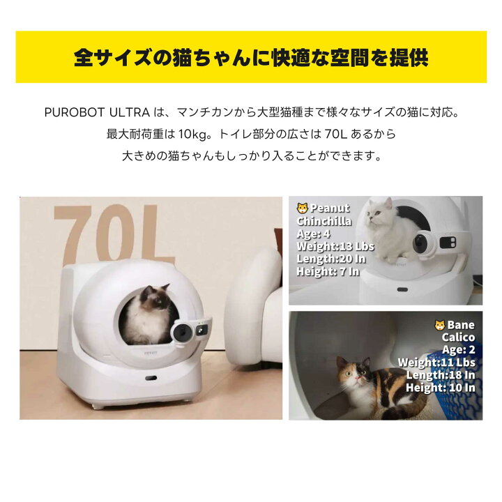 楽天市場】＼15%OFFクーポン／ PETKIT PUROBOT ULTRA AIカメラ付き 全 