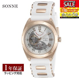 SONNE ゾンネ N028 自動巻 メンズ ホワイト N028PG-WH 時計 腕時計 高級腕時計 ブランド