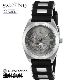 SONNE ゾンネ N028 自動巻 メンズ グレー N028SS-GY 時計 腕時計 高級腕時計 ブランド