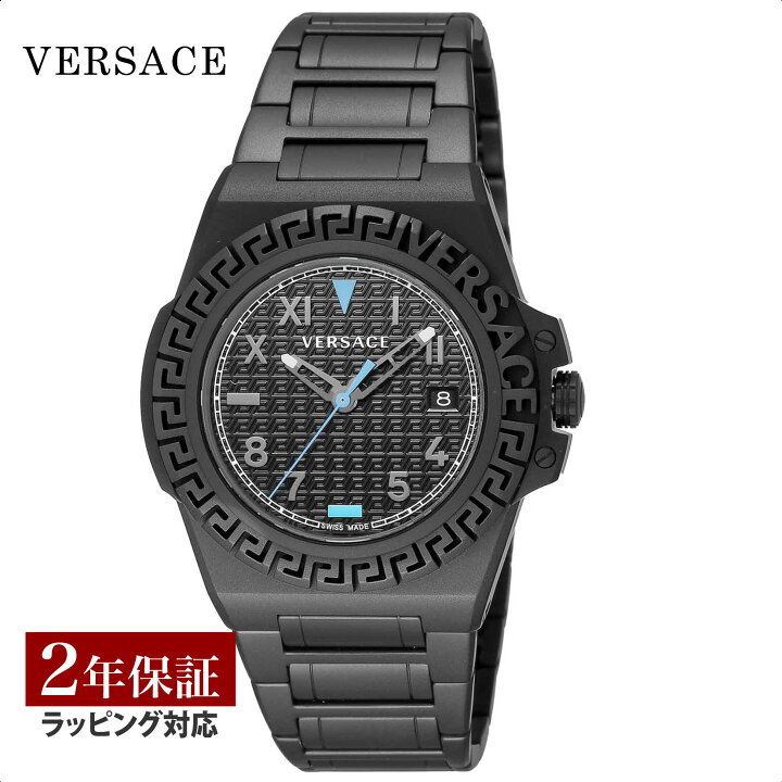 楽天市場】ヴェルサーチェ VERSACE メンズ 時計 グレカリアクション  