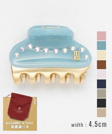 アレクサンドルドゥパリ ALEXANDRE DE PARIS ICC45-14339-03 ヘアーアクセサリー レディース アクセサリー ヴァンドームクリップ VENDOME CLIP Sサイズ ヘアクリップ 髪留め スワロフスキークリスタル 4.5cm ハーフアップスタイル ギフト プレゼント お祝い 記念 女性