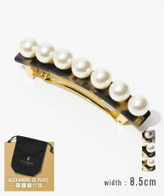 【スーパーSALE MAX14%OFF！】 アレクサンドルドゥパリ ALEXANDRE DE PARIS AA8-16919-03 ヘアーアクセサリー BARRETTE A CHEVEUX OVERSIZE レディース アクセサリー バレッタ ヘアクリップ 髪留め アクセント ヘアピン 髪飾り ギフト プレゼント お祝い 記念 女性 ブラック