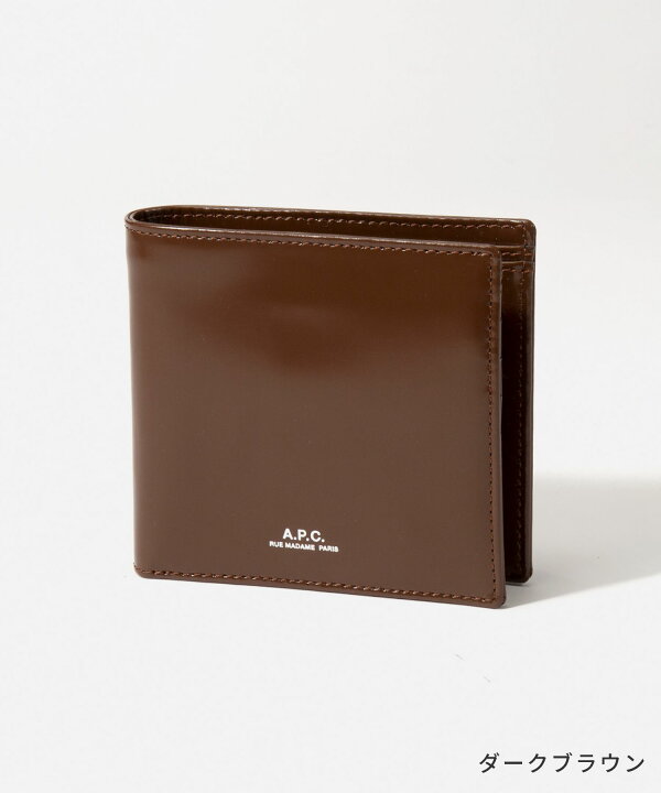 楽天市場】APC アーペーセー A.P.C. PXAWV H63340 二つ折り財布 1 ユニ  