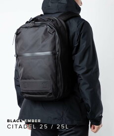 ブラックエンバー BLACK EMBER CITADEL 25 バックパック メンズ バッグ リュックサック Backpack 通勤 旅行 ミニマル ハイキング お出かけ カジュアル アウトドア キャンプ 出張 ギフト プレゼント 110001 ブラック