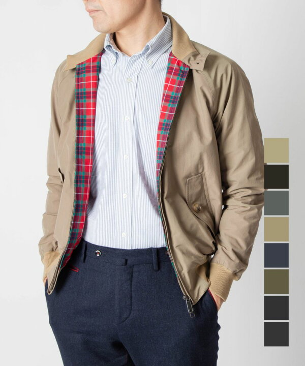 楽天市場】バラクータ BARACUTA G9 HARRINGTON JACKET BRCPS0001 BCNY1 