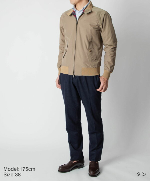 楽天市場】バラクータ BARACUTA G9 HARRINGTON JACKET BRCPS0001 BCNY1 