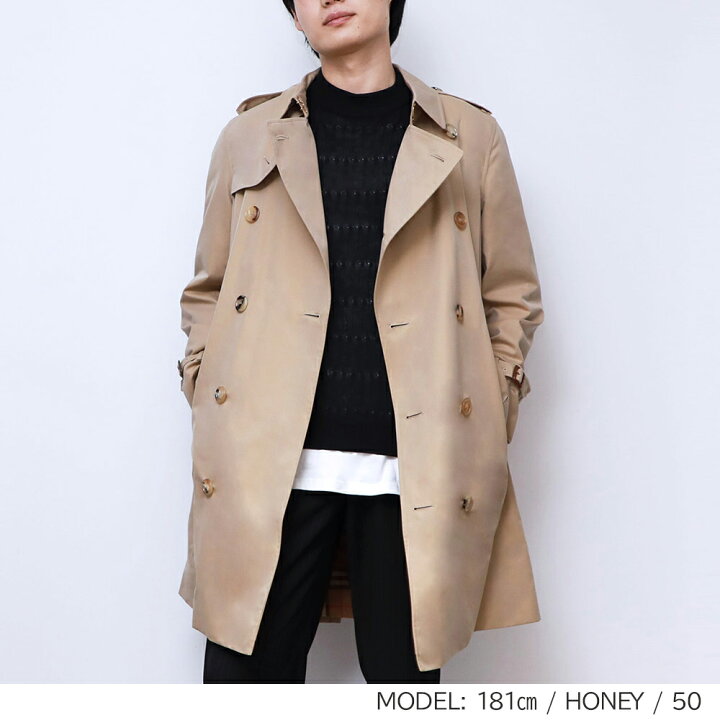 楽天市場】バーバリー BURBERRY トレンチコート メンズ チェルシー 