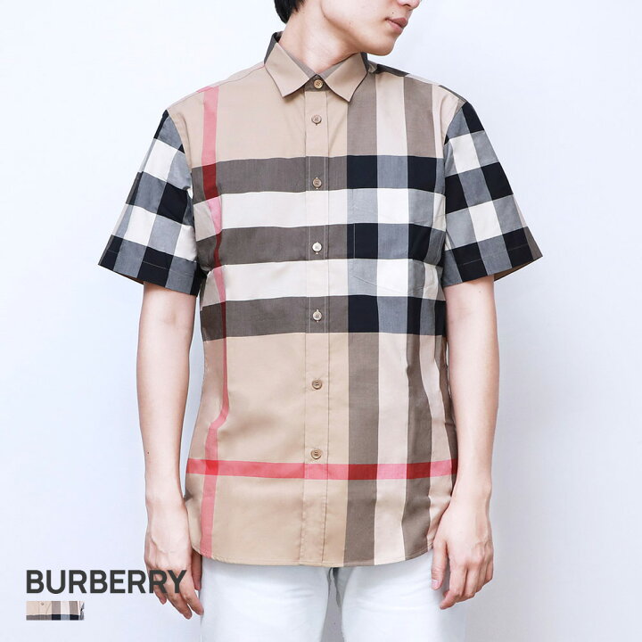 楽天市場】バーバリー BURBERRY SOMERTON SS シャツ メンズ ショート  