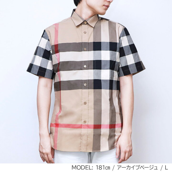 楽天市場】バーバリー BURBERRY SOMERTON SS シャツ メンズ ショート  