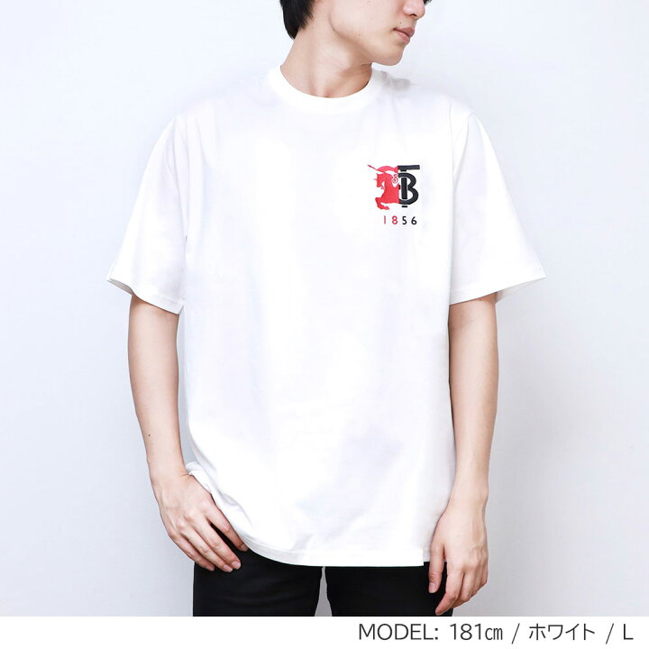 楽天市場 バーバリー Burberry Hesford Tシャツ メンズ 半袖 コントラストロゴグラフィック コットンtシャツ ブラック ホワイト Xs S M L ブランド 黒 白 カジュアル おしゃれ U Stream