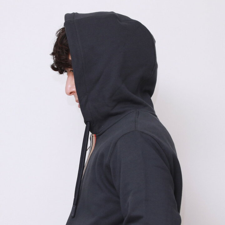 バーバリー BURBERRY パーカー メンズ トップス ジップアップ フーディー スウェットシャツ 綿100% ネイビー XS S M L 8035881 U-STREAM 期間限定 美品 バーバリー ジップアップパーカー パンツ セット S XS