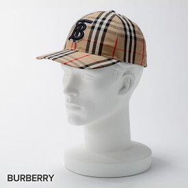 バーバリー BURBERRY 80385041 キャップ メンズ レディース 帽子 TBロゴ ベースボールキャップ ヴィンテージチェック コットン モノグラフモチーフ A7028 アーカイブベージュ XS～XL