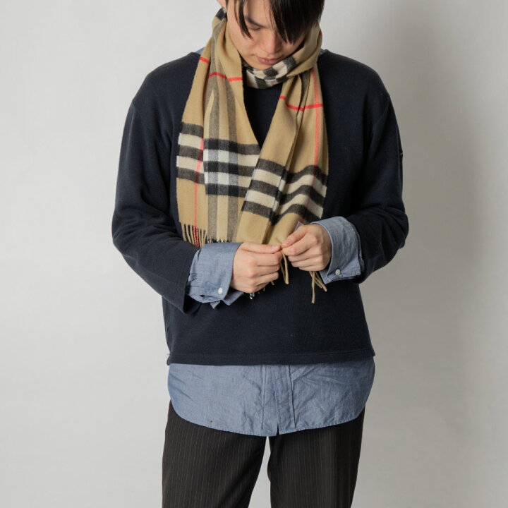 楽天市場】バーバリー BURBERRY マフラー カシミヤ レディース メンズ  