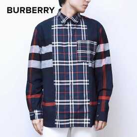 バーバリー BURBERRY シャツ メンズ チェックコットンシャツ TISDALE 長袖 トップス ワイシャツ ドレスシャツ アーカイブベージュ ネイビー 8025615 8023787