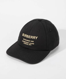 バーバリー BURBERRY 8057625 キャップ メンズ レディース ファッション小物 帽子 ベースボールキャップ ホースフェリー コットンツイル ロゴ刺繍 ブラック S M L XL