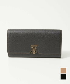 バーバリー BURBERRY 8066021 長財布 LS TB WALLET LGL レディース 財布 ロングウォレット TBロゴ コンチネンタル プレゼント ギフト お祝い 記念 ベージュ ブラック キャメル×ベージュ×ウォームタン ウォームラセットブラウン