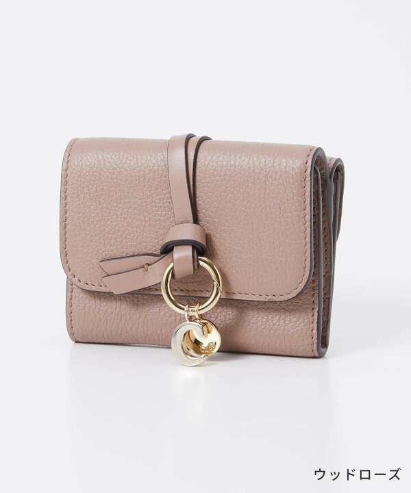 楽天市場】クロエ Chloe CHC21WP945F57 三つ折り財布 ALPHABET 