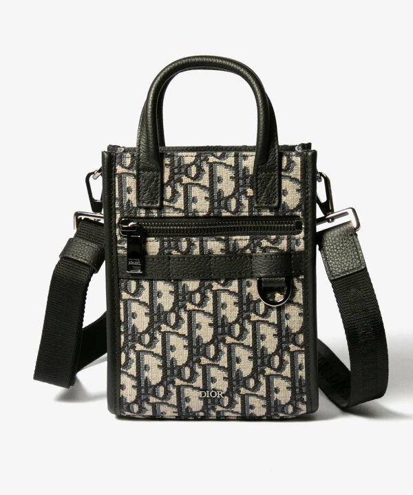 楽天市場】Dior ディオール Safari ノースサウス ミニトートバッグ 