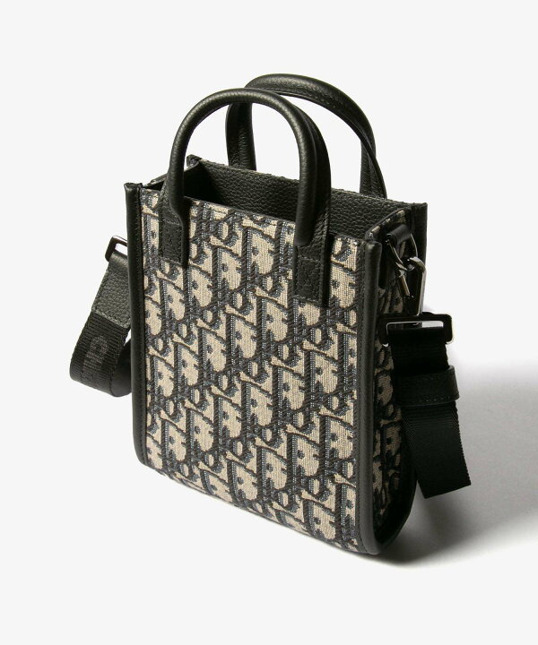 楽天市場】Dior ディオール Safari ノースサウス ミニトートバッグ 