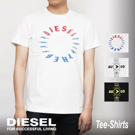 ディーゼル DIESEL Tシャツ メンズ T-DIEGO-Y2 MAGLIETTA 半袖 クルーネック トップス カットソー シンプル ロゴ ブランド シャツ おしゃれ ゆったり カジュアル 白 黒 S M L XL XXL 大きいサイズ