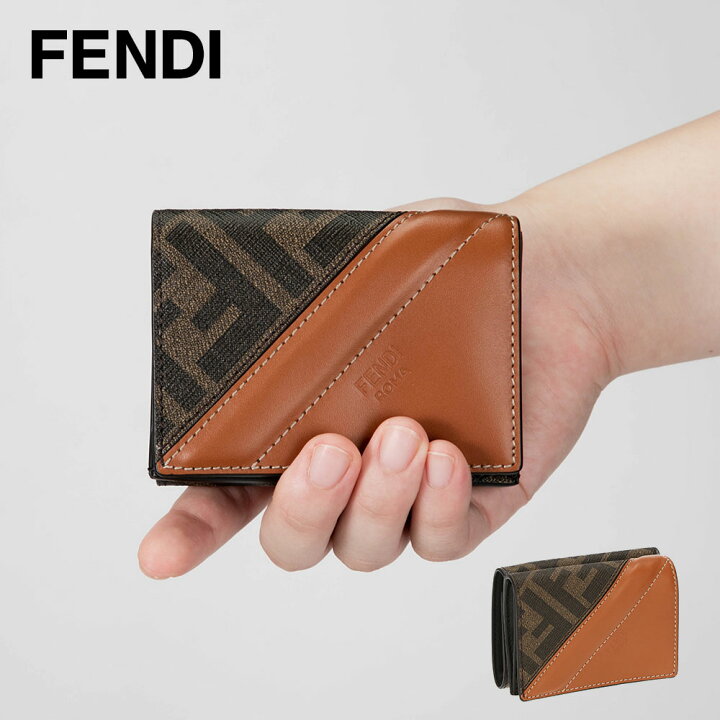 楽天市場】フェンディ FENDI 三つ折り財布 メンズ 財布 ミニ財布 トリ  