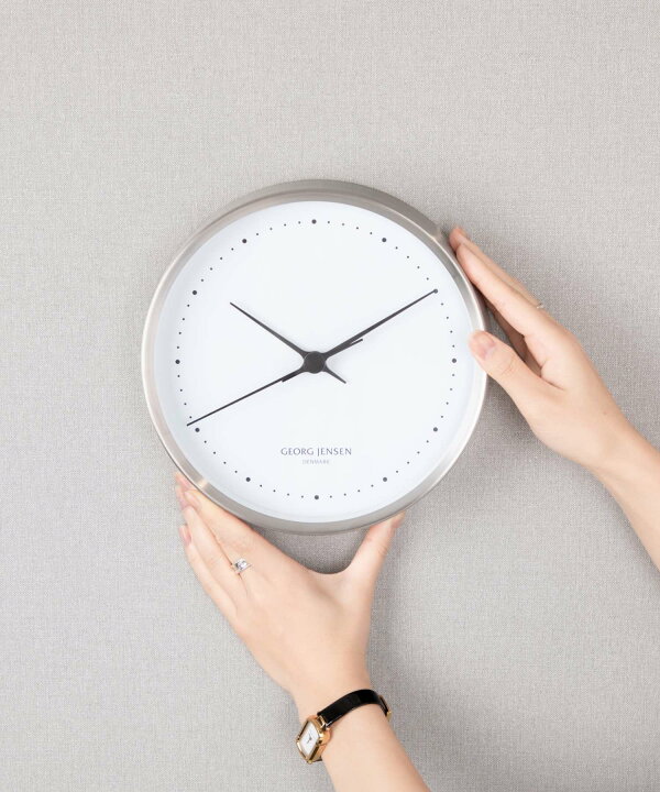 楽天市場】ジョージジェンセン GEORG JENSEN 10015902 掛け時計 