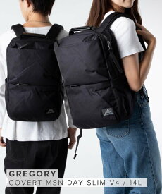 グレゴリー GREGORY バックパック COVERT MISSION DAY SLIM V4 カバートミッションデイスリム V4 メンズ レディース バッグ 148239 1041 ビジネスリュック 14L デイパック キャリーオン 通勤 通学 出張 PC収納 社会人 プレゼント ギフト ブラック
