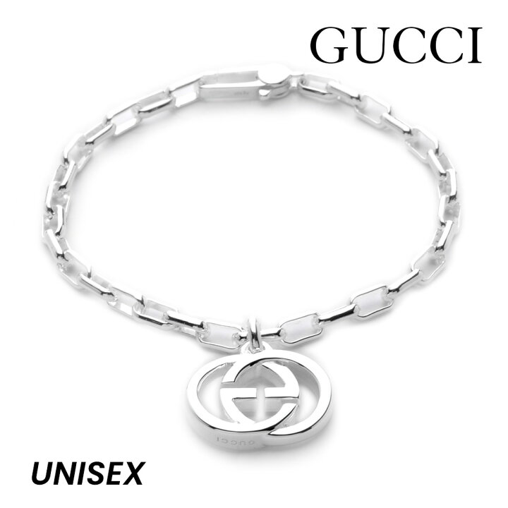 楽天市場 グッチ Gucci ブレスレット メンズ レディース アクセサリー シルバー 18 21 5cm J8400 ブランド U Stream