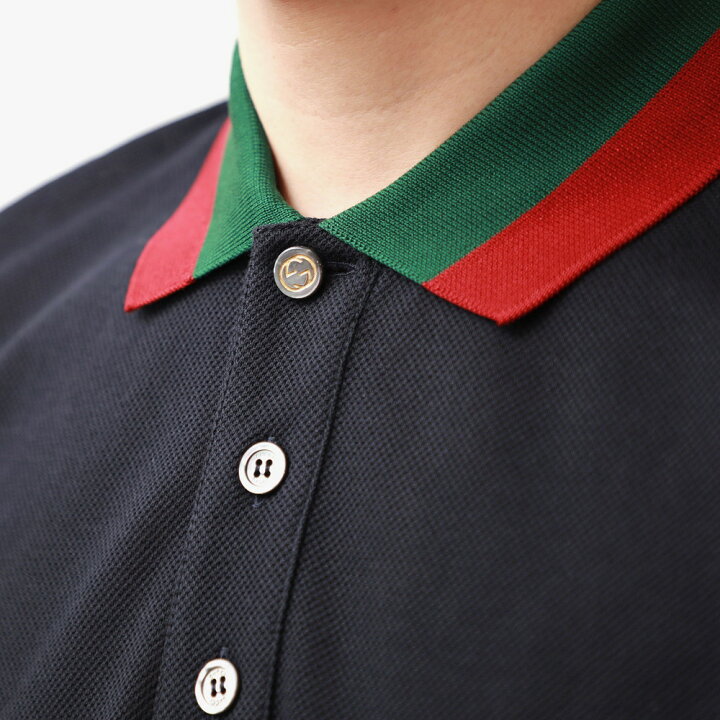 楽天市場 グッチ Gucci ポロシャツ メンズ 半袖 トップス 4021 X7331 4060 4021 X7331 9060 コットンポロ ストレッチコットンピケ ウェブカラー 鹿の子 ラグジュアリー ブランド イタリア シャツ U Stream