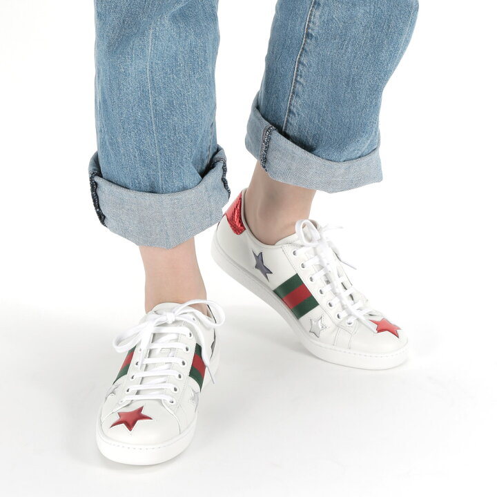 楽天市場】グッチ GUCCI エース エンブロイダリー付き スニーカー 