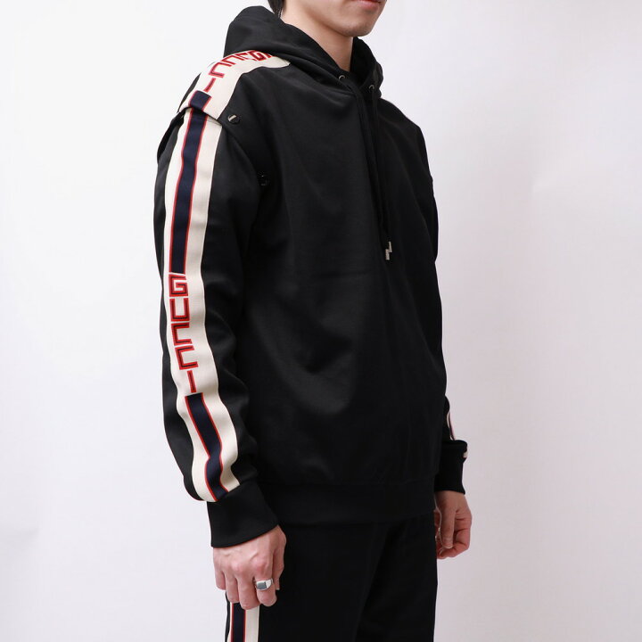 GUCCI / グッチ テクニカルジャージー パーカー 2WAY スウェット ジャ 