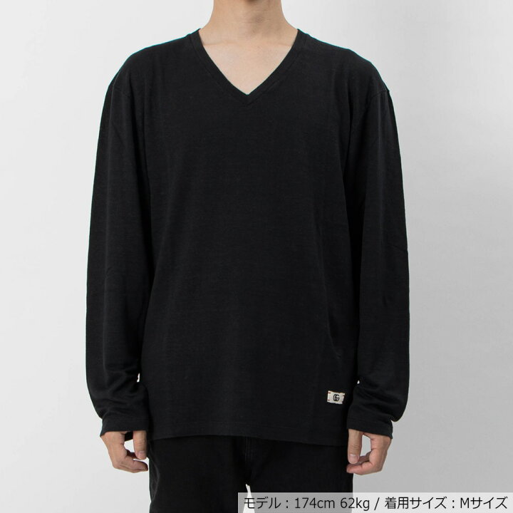 楽天市場】グッチ GUCCI 長袖Tシャツ メンズ トップス ダブルG リネン 