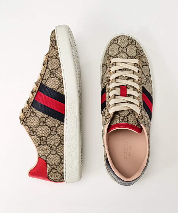 楽天市場】グッチ GUCCI 499410 96G50 スニーカー エース レディース  