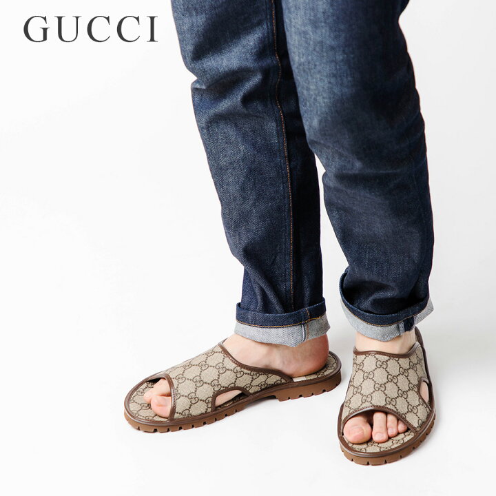 楽天市場】グッチ GUCCI 624879 96G60 サンダル メンズ シューズ 