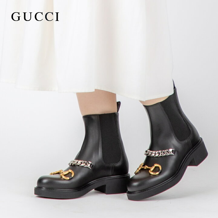 楽天市場】グッチ GUCCI 670393 17K10 ブーツ レディース シューズ  