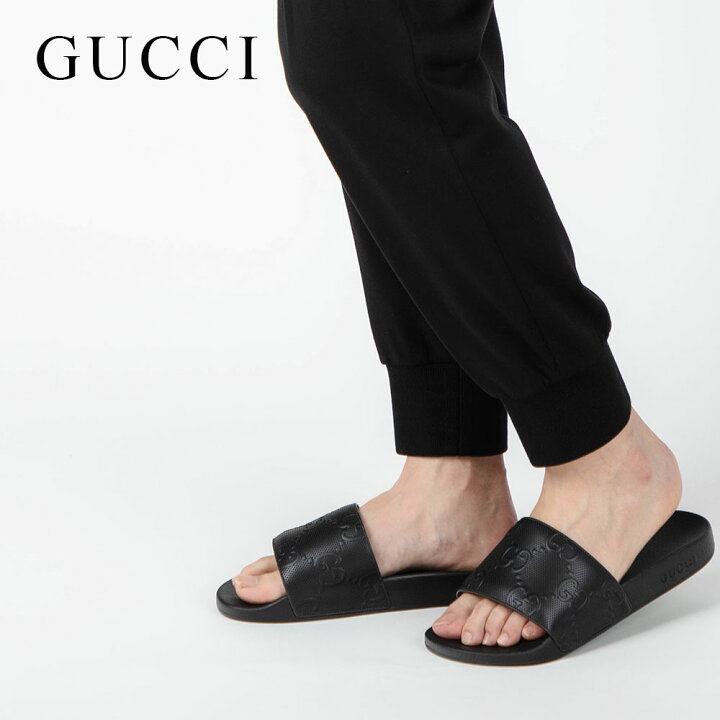 楽天市場】グッチ GUCCI 681880 UKU00 サンダル メンズ GG スライド  