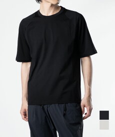 ヘルノ HERNO JG00040UL 52003 Tシャツ SUPERFINE COTTON STRETCH メンズ トップス 半袖 ショートスリーブ カジュアル シンプル 春夏 コットン 綿 ストレッチ ブラック 46 48 50