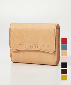 イル ビゾンテ IL BISONTE SSW005 PVX001 小銭入れ レディース 財布 コインケース レザー カードケース ビジネス コンパクトウォレット 本革 無地 スモール ミニ財布 ギフト プレゼント お祝い 記念 シンプル 通勤 通学 記念 FIFTY ON MEDITERRANEA SMALL WALLET