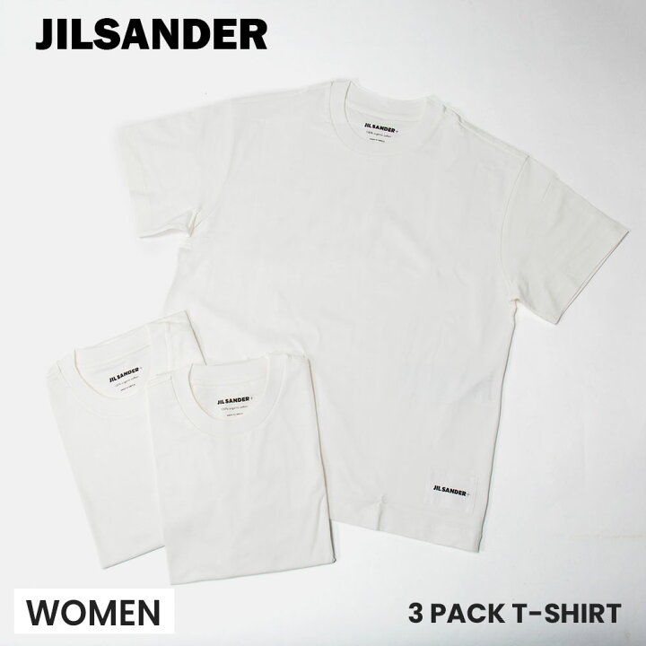 楽天市場】ジルサンダー JIL SANDER JPPT706540 WT248808 Tシャツ 3枚 