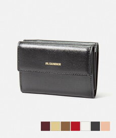 ジルサンダー JIL SANDER J07UI0009 P4840 三つ折り財布 ベビーウォレット メンズ レディース 財布 ミニ財布 コンパクト財布 レザー Baby Wallet ウォレッ トロゴ入り 折り畳み ブランド プレゼント ギフト 贈り物 シンプル 誕生日 記念 お祝い