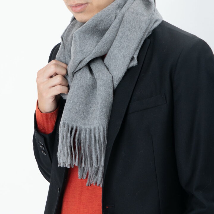 楽天市場 ジョンストンズ Johnstons マフラー Wa57 カシミヤ ストール メンズ レディース カシミヤマフラー カシミア おしゃれ 秋冬 防寒 チェック 無地 190 35 Ss30 U Stream